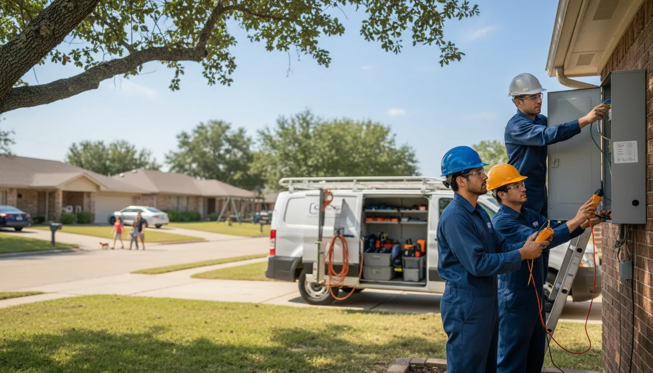 Certified electrician providing emergency electrical services in Bostwick, GA